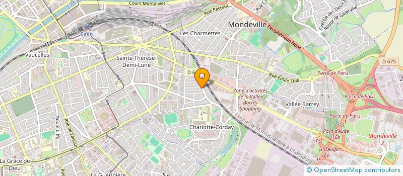 localisation de l'entreprise MONSIEUR CHARLY GAUTIER  MONDEVILLE