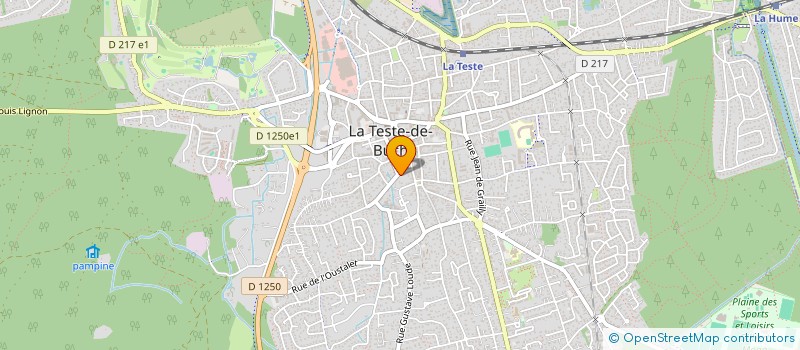 localisation de l'entreprise MONSIEUR CHARLY GAZIN à LA TESTE-DE-BUCH