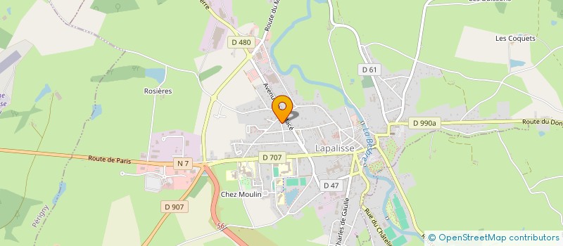 localisation de l'entreprise MONSIEUR CHARLY GIRAUD à LAPALISSE