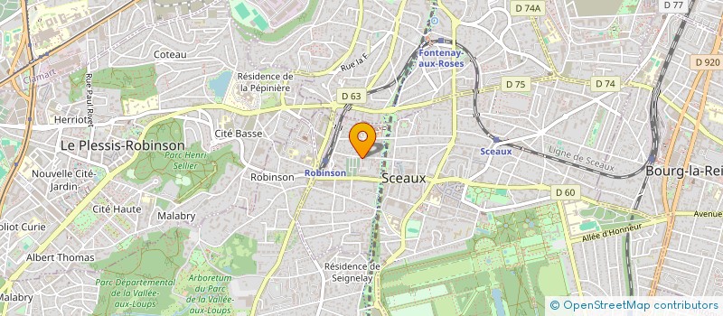 localisation de l'entreprise MONSIEUR CHARLY GOMES LOPES  SCEAUX