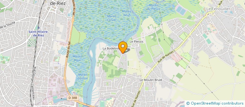 localisation de l'entreprise MONSIEUR CHARLY GUEDON à LE FENOUILLER