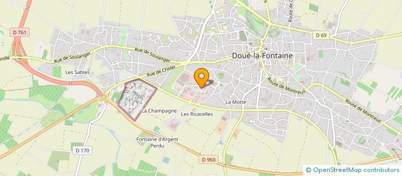 localisation de l'entreprise MONSIEUR CHARLY HALLARD  DOUE-EN-ANJOU