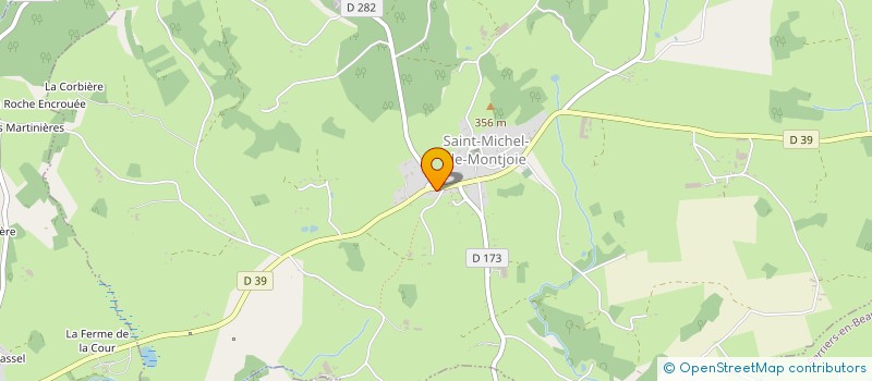 localisation de l'entreprise MONSIEUR CHARLY HEBERT  SAINT-POIS