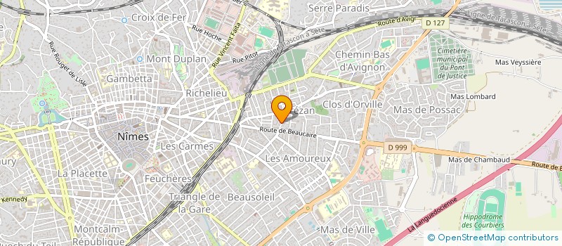 localisation de l'entreprise MONSIEUR CHARLY HELFRID  NIMES