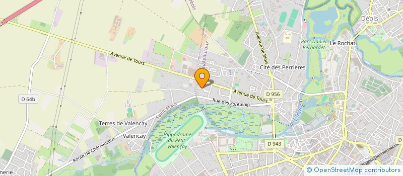 localisation de l'entreprise MONSIEUR CHARLY HERVIER à CHATEAUROUX