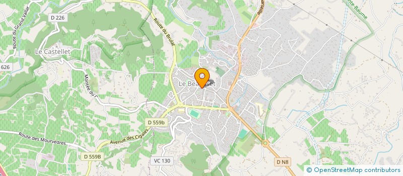 localisation de l'entreprise MONSIEUR CHARLY HOFFMANN  LA ROQUEBRUSSANNE