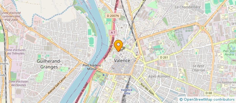 localisation de l'entreprise MONSIEUR CHARLY JOB  VALENCE