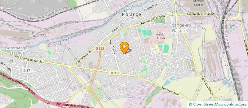 localisation de l'entreprise MONSIEUR CHARLY JOLY-SCHEYER  FLORANGE