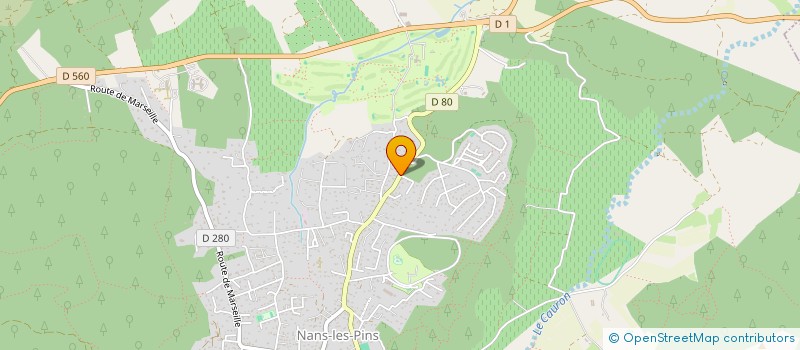 localisation de l'entreprise MONSIEUR CHARLY KARIBA  NANS-LES-PINS