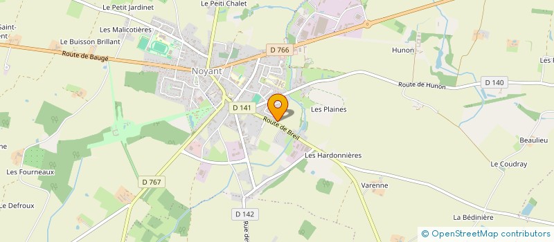 localisation de l'entreprise MONSIEUR CHARLY KROUR à NOYANT-VILLAGES