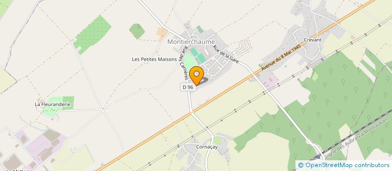 localisation de l'entreprise MONSIEUR CHARLY LAVERGNE à MONTIERCHAUME