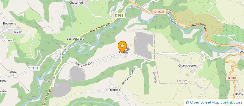 localisation de l'entreprise MONSIEUR CHARLY LE ROMANCER  DESINGY