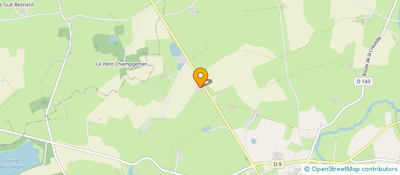 localisation de l'entreprise MONSIEUR CHARLY LEROY  SAINTE-SUZANNE-ET-CHAMMES