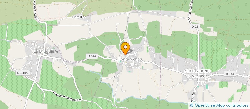 localisation de l'entreprise MONSIEUR CHARLY LUCU  FONTARECHES