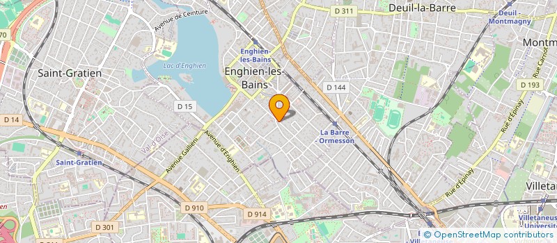 localisation de l'entreprise MONSIEUR CHARLY LUISET à ENGHIEN-LES-BAINS