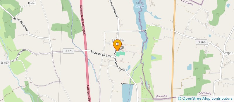 localisation de l'entreprise MONSIEUR CHARLY MARCADET  LATRILLE