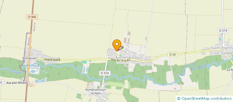 localisation de l'entreprise MONSIEUR CHARLY MULLER  AUMENANCOURT