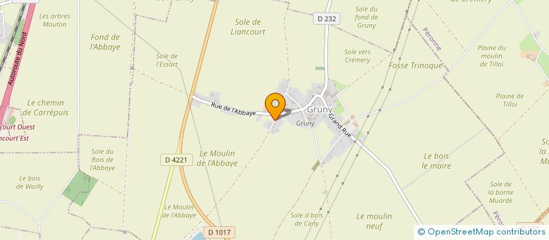 localisation de l'entreprise MONSIEUR CHARLY NEF  GRUNY