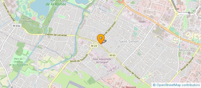 localisation de l'entreprise MONSIEUR CHARLY PAILHES à TOULOUSE
