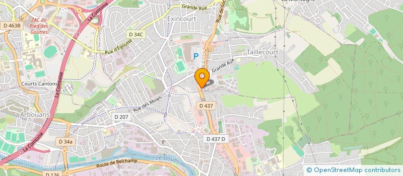 localisation de l'entreprise MONSIEUR CHARLY PENOT  ARBOUANS