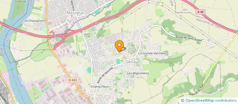 localisation de l'entreprise MONSIEUR CHARLY PERROT  GENAY