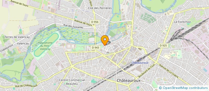 localisation de l'entreprise MONSIEUR CHARLY PIROT à CHATEAUROUX