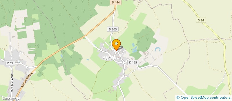 localisation de l'entreprise MONSIEUR CHARLY POINSOT-LEONARD  LAGESSE