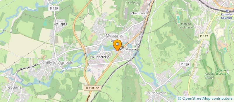 localisation de l'entreprise MONSIEUR CHARLY PUYFAGES  MESSIA-SUR-SORNE