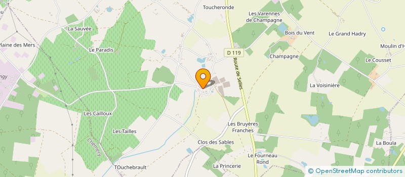localisation de l'entreprise MONSIEUR CHARLY RAVENELLE à SOINGS-EN-SOLOGNE