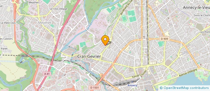 localisation de l'entreprise MONSIEUR CHARLY ROSSET  ANNECY