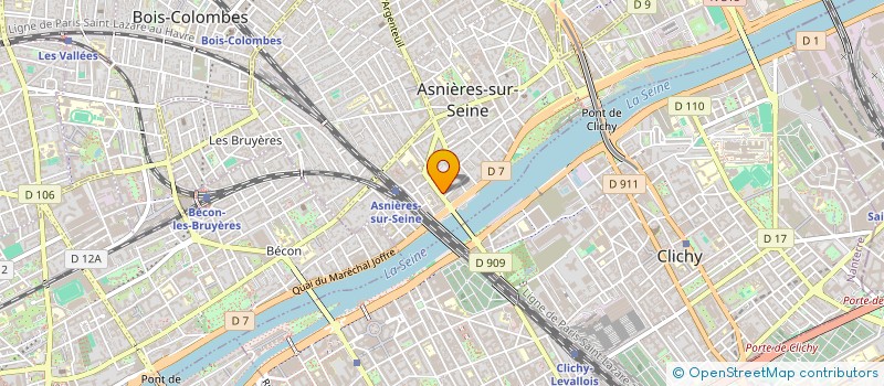 localisation de l'entreprise MONSIEUR CHARLY ROUAH  ASNIERES-SUR-SEINE