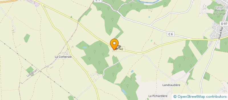 localisation de l'entreprise MONSIEUR CHARLY ROUSSEAU  CELLE-LEVESCAULT