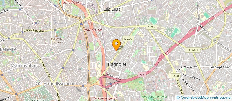 localisation de l'entreprise MONSIEUR CHARLY RUIZ à BAGNOLET