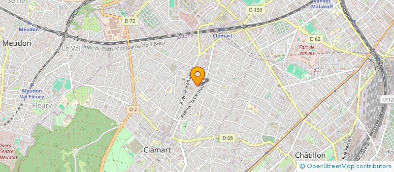 localisation de l'entreprise MONSIEUR CHARLY SARKISSIAN à CLAMART