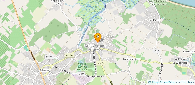 localisation de l'entreprise MONSIEUR CHARLY SORIN à SAINT-GEORGES-D'OLERON