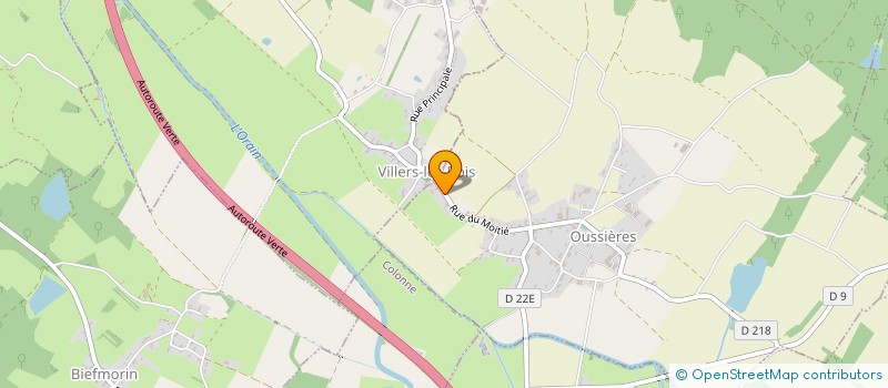 localisation de l'entreprise MONSIEUR CHARLY STEHLY  OUSSIERES