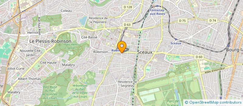 localisation de l'entreprise MONSIEUR CHARLY TIMOLUS  SCEAUX