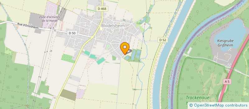 localisation de l'entreprise MONSIEUR CHARLY TOUSEAU  BLODELSHEIM