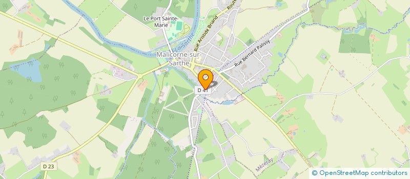 localisation de l'entreprise MONSIEUR CHARLY TREMBLAYES  MALICORNE-SUR-SARTHE