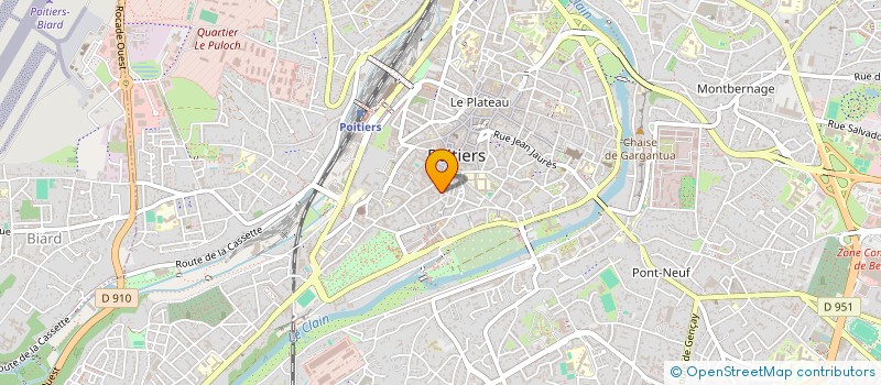 localisation de l'entreprise MONSIEUR CHARLY VALLES  POITIERS