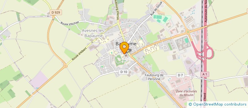 localisation de l'entreprise MONSIEUR CHARLY VANHEE  BEAULENCOURT