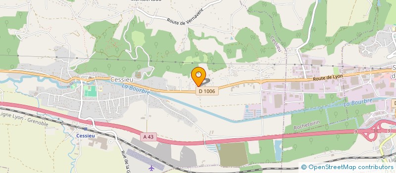 localisation de l'entreprise MONSIEUR CHARLY VIRGONE  CESSIEU