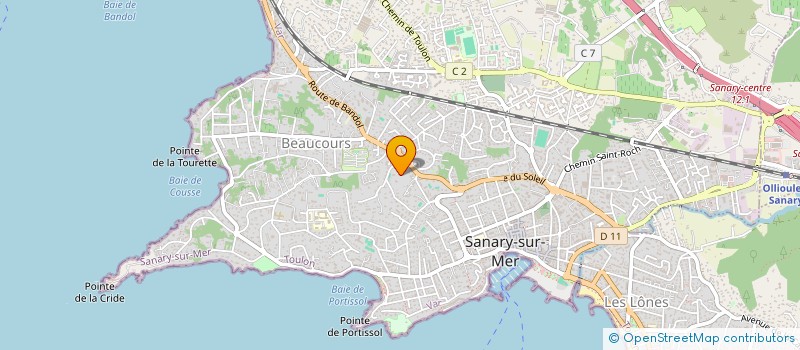 localisation de l'entreprise MONSIEUR CHARLY WERNER à SANARY-SUR-MER