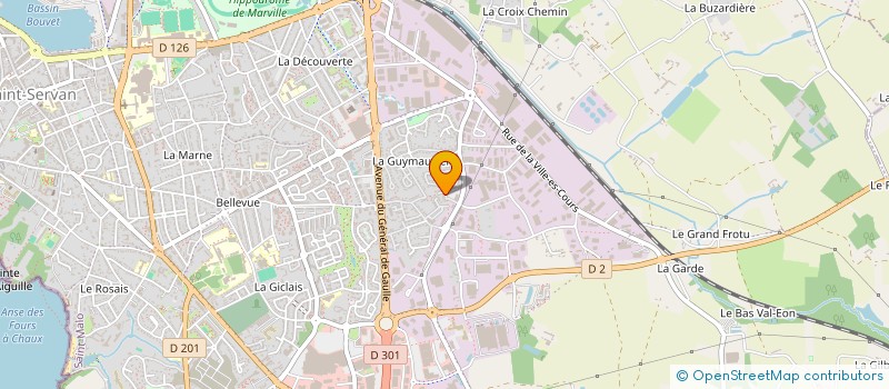 localisation de l'entreprise MONSIEUR CHARLY WESS  SAINT-MALO