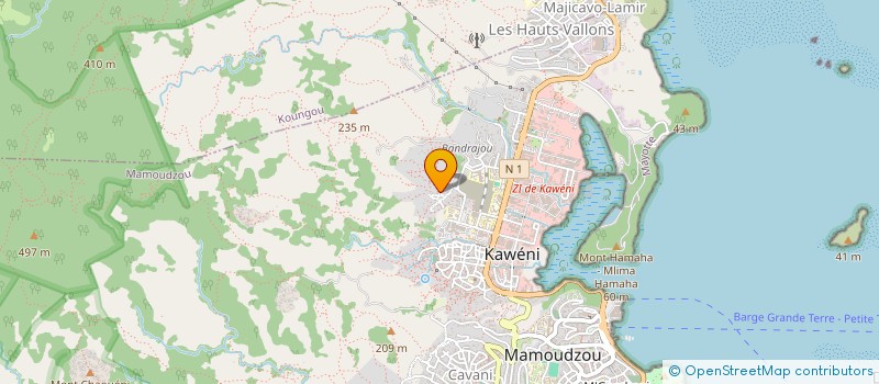 localisation de l'entreprise MONSIEUR CHARMANE ABASSE à MAMOUDZOU