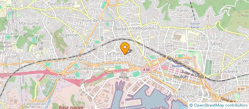 localisation de l'entreprise MONSIEUR CHARMANE M'MADI  TOULON