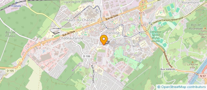localisation de l'entreprise MONSIEUR CHARMARKE SOUGUEH à BESANCON
