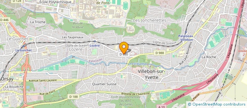 localisation de l'entreprise MONSIEUR CHAROUDIN ALIMSOULTANOV à PALAISEAU