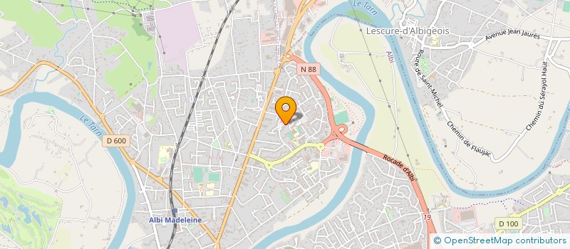 localisation de l'entreprise MONSIEUR CHARPOUDIN ZAKRIEV  ALBI