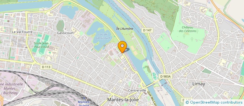 localisation de l'entreprise MONSIEUR CHARRAFADINE MEDJA  MANTES-LA-JOLIE